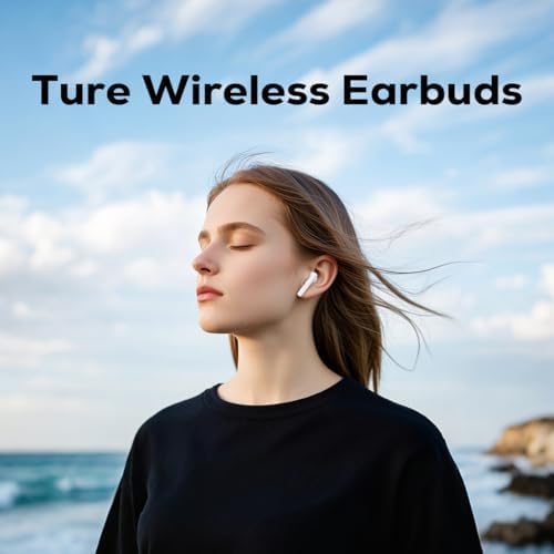 2025 Ultra-Low Latency Wireless Gaming Earbuds – Premium Noise-Canceling Sound Isolation with Extended Battery Life, Built-In Mic for Seamless Communication, Type-C Quick Charge – Stylish White Design Perfect for Gaming and Music Lovers