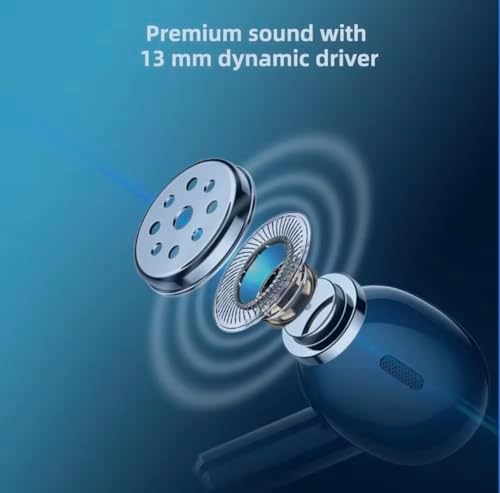 Emerald Green Bluetooth 5.2 Wireless Earbuds – Lightweight Design for Active Lifestyles, Crystal Clear Call Quality with Dual Microphones, Touch Control for Effortless Playback, Voice Assistant Enabled, Quick Pairing for Instant Audio Enjoyment – Elevate Your Listening Experience