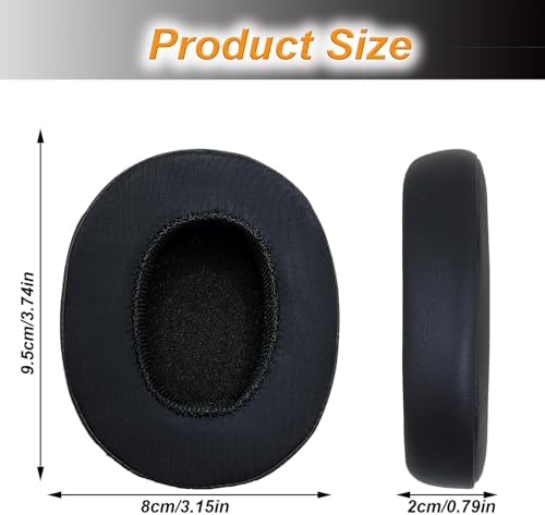 Ultimate Cooling Gel Ear Pad Replacement for Skullcandy Venue Wireless ANC, Crusher Series & Hesh ANC – Superior Comfort Headphone Cushions for Enhanced Noise Isolation & Immersive Audio Experience – Essential Accessories for Audiophiles and Music Lovers