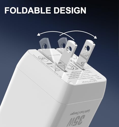 TRYTHINK 35 W Dual-Port USB-C Fast Charger – Compact Ga N Power Adapter for i Phone 15 & Pixel Series – Essential 2-Pack Travel Charger for Rapid, Reliable Charging Solutions