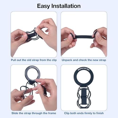 Elevate Your Smartphone Experience with RESPECTED-BRO 4-in-1 Magnetic Phone Grip Stand – Ultimate Kickstand, Secure Finger Strap, and Universal Compatibility for i Phone & Android (Silver) – Perfect for Hands-Free Convenience and Enhanced Usability