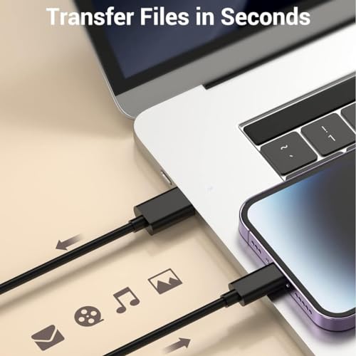 Premium MFi Certified 2 Pack USB-A to USB-C Car Play Cables – 3.3 ft High-Performance Charging & Data Transfer Cords for i Phone 15/16 Pro/Plus/Max and i Pad Pro – Fast Charging, Exceptional Durability, Uninterrupted Connectivity for Enhanced Driving Experience