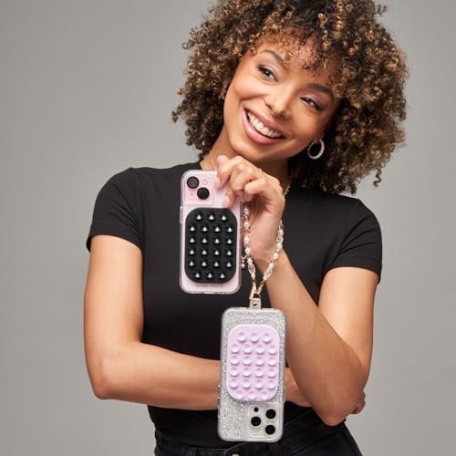 Transform Your Mobile Interaction with the Case-Mate Stick it! Magnetic Suction Cup Phone Mount – Effortless Hands-Free Grip for i Phone 14/15/16 Pro Max Series – Chic Stardust Finish & Superior Mag Safe Integration – Perfect for Content Creators & Seamless On-the-Go Navigation Solutions