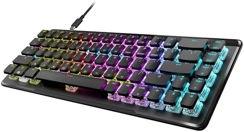 Experience Unmatched Gaming Precision with Turtle Beach Vulcan TKL Tenkeyless Mechanical Keyboard – Linear Titan Switch, Customizable AIMO RGB Lighting, Durable Aluminum Build, and Portable USB-C Connectivity for Ultimate Performance and Style