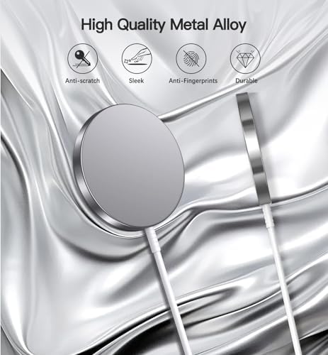 Revolutionary 15 W Magnetic Wireless Charger – Ultra-Fast Mag Safe Charging Pad Duo for i Phone 16 Series, Seamless Air Pods Compatibility, Sleek Design for Effortless Power-Up Anywhere