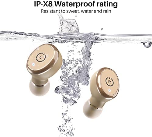 TOZO T10 True Wireless Bluetooth 5.3 Earbuds – 45 Hours of Playtime, IPX8 Waterproof Stereo Headphones with Built-in Mic – Customizable Sound with 32 EQ Settings via App for Enhanced Audio Experience and Seamless Connectivity