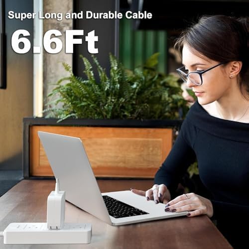 60 W Mac Book Pro Charger for A1278 A1344 Models – Compact & Portable Power Adapter with Foldable Plug, Enhanced Safety Features, and 12-Month Quality Guarantee for 13-Inch Laptops (Pre-Mid 2012)