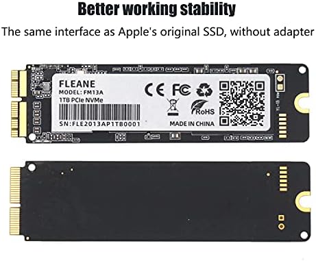 Revitalize Your Mac Experience with the FM13 A 256 GB NVMe SSD – High-Speed Upgrade for Mac Book Air & Pro Retina (2013-2017) and i Mac – Effortless DIY Installation Tools Included – Unleash Lightning-Fast Performance and Elevate Efficiency Today!