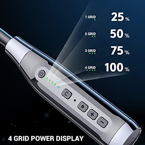 Ultimate Bluetooth Neckband Headphones with 100-Hour Playtime – Waterproof Wireless Earbuds Featuring Heavy Bass Noise Reduction and Built-in Microphone for Seamless Hands-Free Calling – Perfect for Workouts and All-Day Comfort – Enhanced Device Compatibility for Unmatched Audio Experience