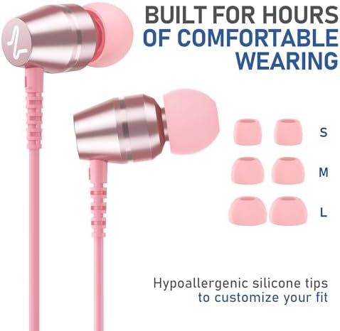 LUDOS OMNITONE USB-C Earbuds – Rich Sound Quality & Comfortable Fit for i Phone 16 & Samsung Galaxy S24 – Noise-Canceling Technology, Ergonomic Design, 5-Year Warranty – Turquoise – Perfect for Music, Gaming, and Calls with Quick USB-C Connectivity and Wide Device Compatibility