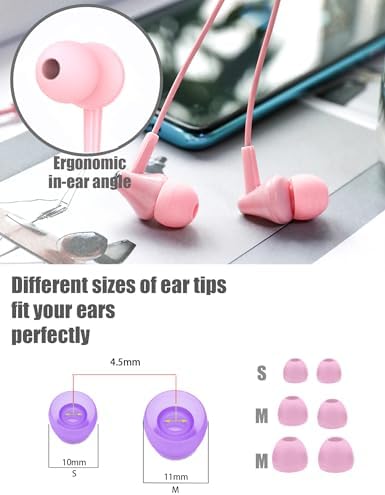 Vividly Handcrafted Kids Earbuds with Microphone – Playful Bracelet-Inspired Aesthetics for School and Leisure, Tailored Small Ear Tips for Ultimate Comfort, Ultra-Lightweight with Backpack Attachment – Resilient Audio Solution for Young Audiophiles (Green-Blue Woven)