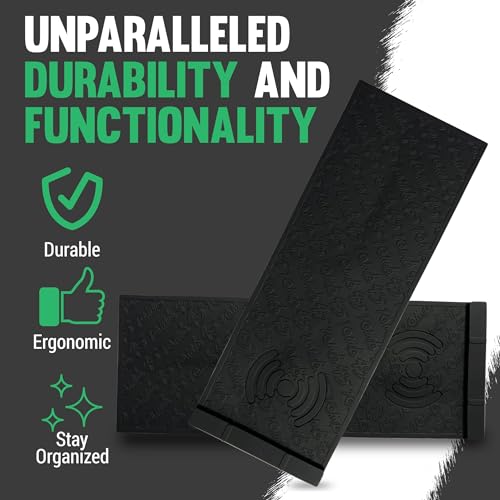 Tomb 45 Professional Wireless Charging Mat – Enhanced Fast Charging Solution for Barbers – Stylish & Functional Mobile Accessory for Organized Grooming Spaces – Durable, Anti-Slip Design for Seamless Device Compatibility