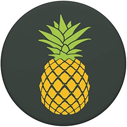 Midnight Green Pineapple PopSockets Grip and Stand for Phones and Tablets – Enhanced Compatibility and Speed