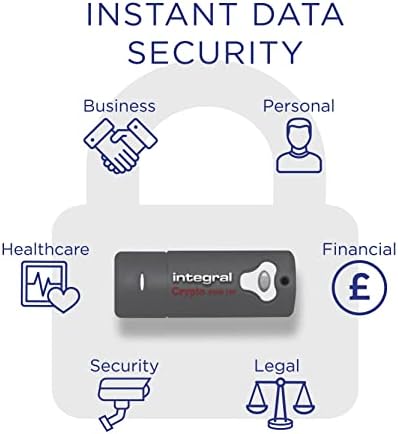 Secure Your Data with the 8 GB Crypto-140-2 USB Flash Drive – FIPS 140-2 Certified, 256-Bit Hardware Encryption, and Waterproof Design for Ultimate Protection – Fast USB 3.0 Transfers and Brute-Force Password Defense for Professionals on the Go