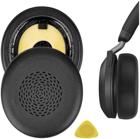 Upgrade Your Audio Experience with Geekria Premium Memory Foam Replacement Ear Pads for Jabra Evolve2 75 – Effortless Installation, Unmatched Comfort, and Enhanced Sound Isolation for Wireless Headphones