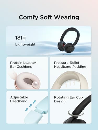 Elevate Your Child’s Audio Adventure with 1 MORE HQ20 Sono Flow Mini Wireless Bluetooth Headphones – Safe Volume Control, 65-Hour Battery Life, Comfortable Over-Ear Design & Built-in Microphone for Seamless Android & i OS Compatibility (Black) – The Ultimate Choice for Young Audiophiles Seeking Quality and Comfort