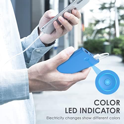 Ultra-Slim 20,000 m Ah Power Bank Duo – Fast Charging Portable Charger with Dual USB Outputs for i Phone 16/15/14/13/12/X and Samsung S24/S23 – Lightweight External Battery Pack for On-the-Go Power Solutions