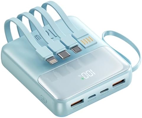 ATTCL 10000 m Ah Fast Charging Power Bank – Ultra-Portable Battery Pack for Travel & Outdoor Adventures – Dual USB Multi-Device Charger with Smart LED Display – Sleek, Lightweight Design for Phones, Tablets, and Laptops – Essential Travel Companion for Staying Connected