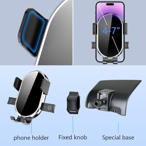 Premium Dashboard Phone Holder for 2009-2012 Ram 1500 & 2010-2012 Ram 2500/3500 – Enhanced Mobile Device Stability and Interior Style for Safe Navigation and Hands-Free Calling – Ultimate Vehicle Accessory for Modern Drivers