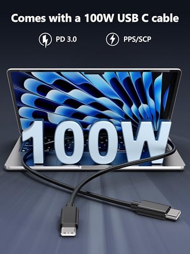 Powerful 100 W Ga N USB-C Charging Hub – 4-Port Multi-Device Charger for Laptops, Tablets, and Smartphones – Swift Compatibility with Mac Book Pro/Air, i Pad Pro, Galaxy S23, Pixelbook, and More – Advanced Safety Features with 6 ft Cable Included – Elevate Your Charging Experience with Intelligent Protection and High-Speed Performance