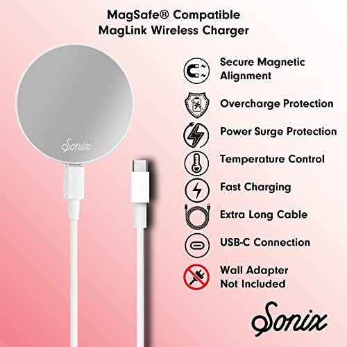 Sonix x Sanrio Hello Kitty & Care Bears Magnetic Mag Safe Charger for i Phone 12-16 Series | 6.5 ft USB-C Fast Wireless Charging Cable | Stylish, Playful, and Efficient Power Solution for Your Device