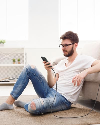 Experience Unmatched Connectivity with CONMDEX 10 Gbps USB C Cable [6 ft, 2-Pack] – Fast Charging & High-Speed Data Transfer for i Phone 16 Plus, 16 Pro Max, Samsung Galaxy S25 – Ultimate Android Auto & Device Compatibility in Sleek Black Design for Seamless Performance and Durability