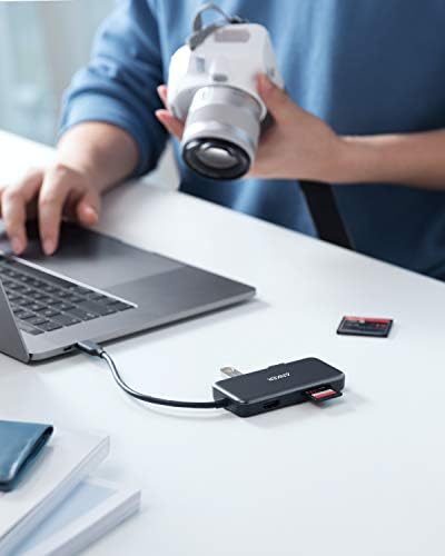 Anker 5-in-1 USB C Hub – Ultimate Power Adapter with 4 K HDMI, Dual USB 3.0 Ports, SD & micro SD Card Readers for Seamless Connectivity on Mac Book Pro, i Pad Pro, Pixelbook & More – Enhance Your Digital Experience with High-Speed Transfers and Stunning Displays