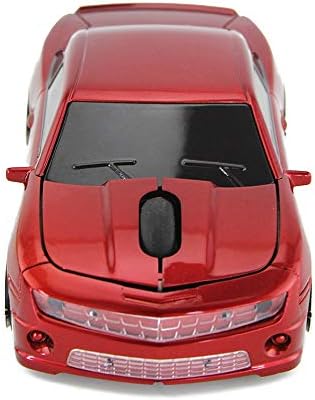 Rev Up Your Productivity with the Ai5 G Wireless Sport Car Shape Mouse – Sleek Optical Mice for Laptop and Desktop, Featuring 2.4 GHz Nano USB Connectivity and Eye-Catching LED Headlight (Red) – Perfect for Gamers and Automotive Enthusiasts!