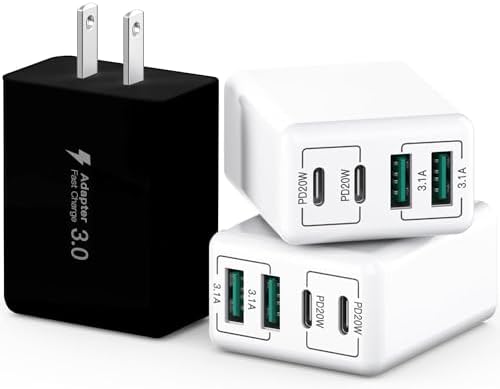 Revolutionize Your Charging Routine with Our 4-Port USB Wall Charger – Ultra-Fast QC 3.0 Adapter for i Phone 12-15, LG, Google Pixel & More – Compact, Reliable Power Solution for Home and On-the-Go Charging