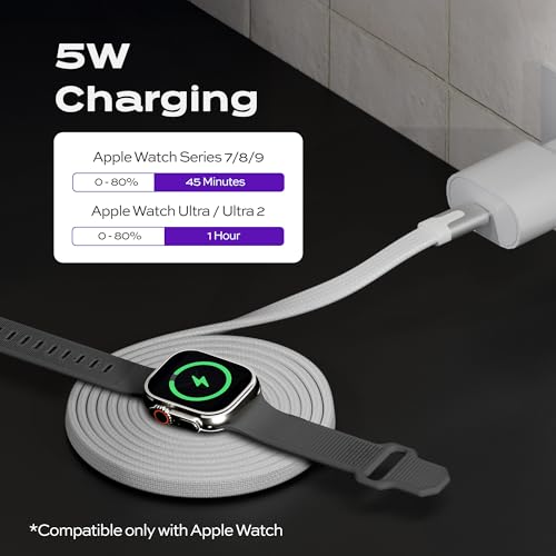 Revolutionize Your Charging Routine with the Statik Mag Stack 2-in-1 USB C Dock for Apple Watch & i Phone 15/16 – Magnetic Fast Charging Solution for a Clutter-Free Workspace, Ergonomic Design for Seamless Use, Built to Last for Everyday Demands