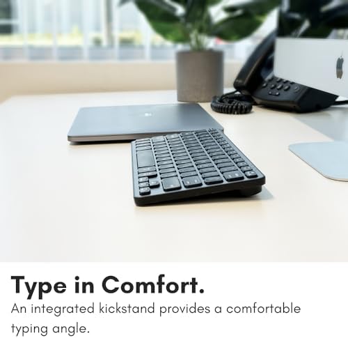 Upgrade Your Mac Experience with the Macally Bluetooth Keyboard – Premium Wireless Typing Solution for Mac Book Pro, i Mac, i Pad & PC – Ergonomic Design & Long-lasting Rechargeable Battery for Seamless Productivity
