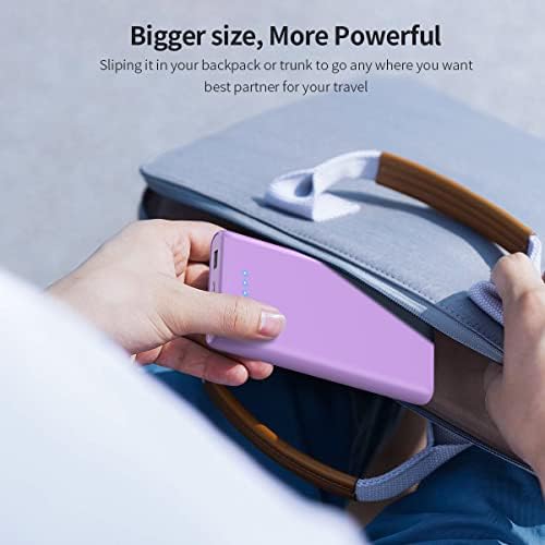 Maximize Your Power On-the-Go: 26800 m Ah Ultra-High Capacity Portable Charger with Dual USB Outputs for High-Speed Charging – Universal Compatibility with i Phone 16/15/14/13/12, Galaxy, Android & More – Lightweight & Safe External Battery Pack for Travel & Daily Use