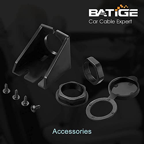 Enhance Your On-the-Road Connectivity with BATIGE 5-Pack Waterproof USB 3.0 Male to Female Flush Mount Extension Cables – 1 ft Durable High-Speed Data Transfer for Cars, Trucks, Boats & Motorcycles – Streamlined Design for Neat Installations and Superior Device Management