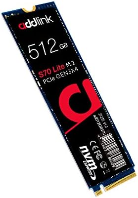 Unleash Gaming Excellence with Addlink S70 Lite 1 TB SSD – Blazing 3200 MB/s Speeds, M.2 2280 PCIe 3.0 NVMe Storage for Gamers & Creators, Built-In 3 D NAND Technology for Unmatched Reliability and Performance Boost