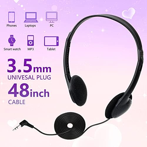 Bulk 30-Pack Student Headphones for Classrooms – Lightweight, Durable Earphones with Enhanced Audio Quality, Perfect for Educational Engagement and Group Learning Activities, Ideal for Kids and Young Learners