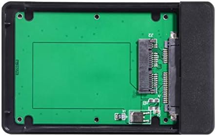 JSER USB 3.1 Type-C to 1.8 Inch Micro SATA SSD Enclosure – High-Speed 5 Gbps External Hard Drive Case for Seamless Data Transfer and Enhanced Compatibility – Tool-Free Setup for Effortless Storage Expansion and On-the-Go Use