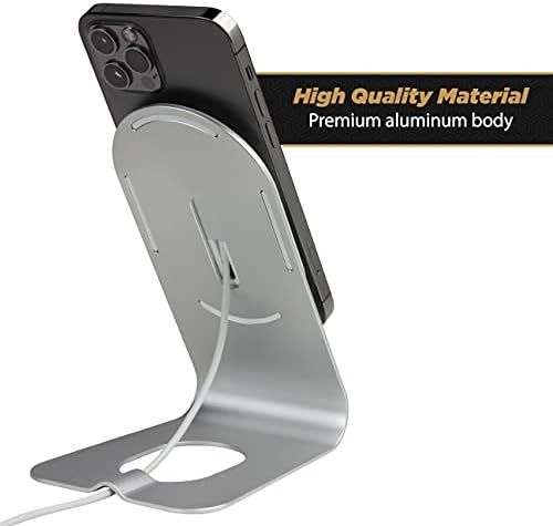 Scosche MSQP Magnetic Wireless Charger – Ultra-Fast Mag Safe Charging Pad for i Phone 12, 13, 14, Air Pods, and More | Sleek Black Design for Effortless Power | Compact and Versatile Wireless Charging Solution for Home and Travel