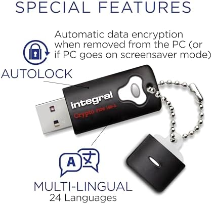 Secure Your Data with the 8 GB Crypto-140-2 USB Flash Drive – FIPS 140-2 Certified, 256-Bit Hardware Encryption, and Waterproof Design for Ultimate Protection – Fast USB 3.0 Transfers and Brute-Force Password Defense for Professionals on the Go