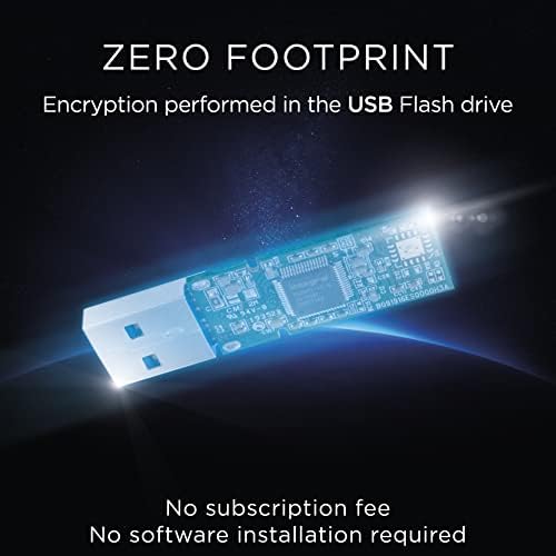 Secure Your Data with the 8 GB Crypto-140-2 USB Flash Drive – FIPS 140-2 Certified, 256-Bit Hardware Encryption, and Waterproof Design for Ultimate Protection – Fast USB 3.0 Transfers and Brute-Force Password Defense for Professionals on the Go