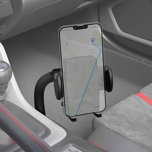 Universal Fit Arkon Mount for Cars and Trucks | Flexible Gooseneck Phone Holder for Seamless Navigation | Tool-Free Installation | Ideal for i Phone, Galaxy, Note and More | Ultimate Safety Accessory for Drivers | Compact & Sturdy Design for Enhanced Visibility and Convenience