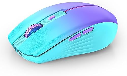 Streamlined Bluetooth Wireless Mouse – Rechargeable Ergonomic Multi-Device Mice (Tri-Mode: BT1/BT2 + 2.4 GHz) with USB Receiver, Stylish Khaki to Pink Design for Laptop, Mac Book, PC, i Mac, i Pad – Ultimate Comfort & Flexibility for Effortless Productivity
