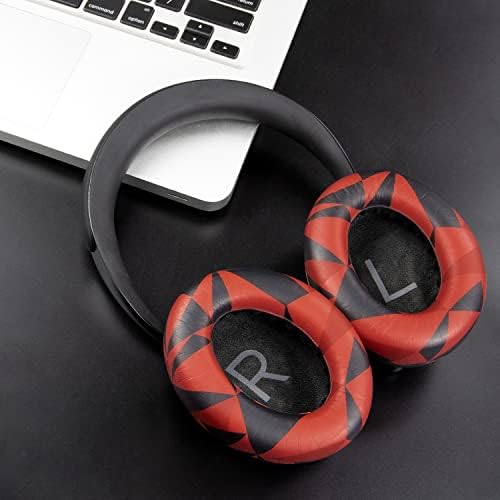 Upgrade Your Bose 700 Headphones with SOULWIT Luxurious Replacement Earpads – Premium Protein Leather & High-Density Foam for Optimal Noise Isolation and Comfort – Stylish Purple-Black Design Perfect for Audiophiles & Casual Listeners