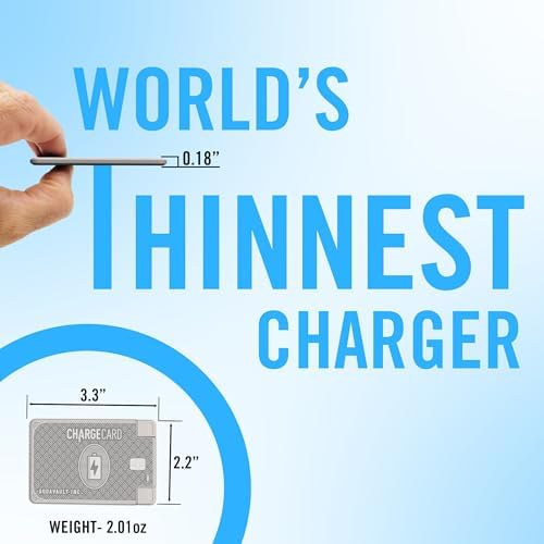 Aqua Vault Charge Card – Ultra-Slim 2300 m Ah Emergency Power Bank – Wallet-Friendly Portable USB-C & Micro-USB Charger – Durable Steel Design for i Phone 16/15/14/13/12 & Android – Stylish Rose Gold Finish – Travel-Safe Power Solution for On-the-Go Charging