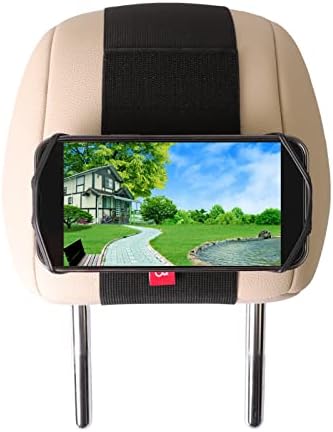Universal 2 Pack Car Headrest Phone Holder – Premium Back Seat Smartphone Mount for Family Road Trips, Effortless Installation, Compatible with i Phone, Samsung, Google, Huawei, and More – Ultimate Travel Companion for Kids and Passengers