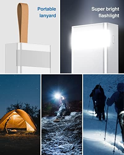 Ultimate 50000 m Ah Portable Power Bank – 22.5 W Rapid Charger with USB-C Connectivity, LED Display, and Built-in Flashlight | High-Capacity External Battery Pack for i Phone 15/14/13/12, Samsung, and i Pad | Ideal for Outdoor Adventures and Daily Use