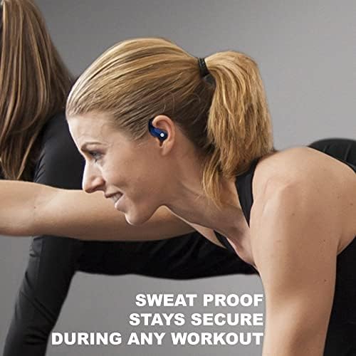 Experience Superior Sound with Waterproof Bluetooth 5.0 Sport Earbuds – 48-Hour Battery Life, Noise Cancelling Technology, and Ergonomic Comfort in Striking Blue – Perfect for Active Lifestyles and Hands-Free Calls – Immerse Yourself in Crystal-Clear Audio During Workouts and Daily Adventures