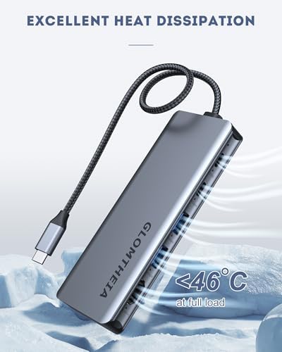 Ultimate USB C Hub for Mac Book Air/Pro & Mac Mini – Multiport Docking Station with M.2 NVMe SSD Enclosure, 4 K 60 Hz HDMI, USB 3.2 Gen 2, and 100 W Pass-Through Charging – Unmatched Speed and Versatility for Professionals On-the-Go