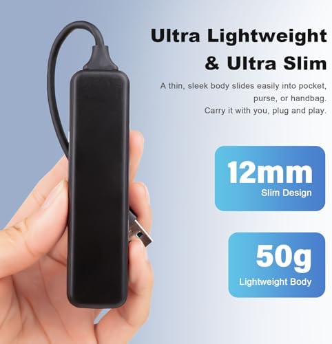 Transform Your Digital Workspace with the 4-in-1 USB C Hub – High-Speed 5 Gbps Multiport Adapter for Effortless Connectivity with PC, Laptop, i Mac, Surface & Mac Book Pro – Compact USB 3.0 Hub for Travel-Ready Professionals – Elevate Your Productivity & Streamline Data Transfer Today!