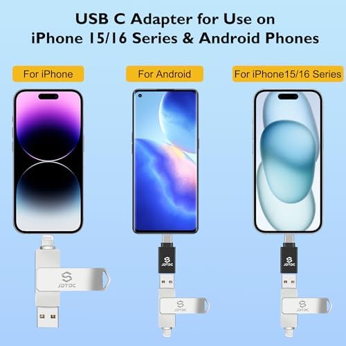 Genuine Apple MFi Certified 128 GB i Phone USB Flash Drive – Real Storage for Effortless Photo Backup & Video Transfer – Lightning Connector with Encrypted Auto Backup – High-Speed, Seamless Compatibility for i Pad & i Phone – Say Goodbye to Fake MFi Clones!