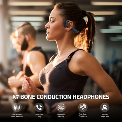 Revolutionize Your Swim: Bluetooth 5.3 Bone Conduction Headphones with 8 GB MP3 Storage – IPX8 Waterproof Open Ear Design for Ultimate Audio Enjoyment and Safety During Workouts